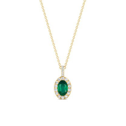 18 K Yellow Gold Emerald