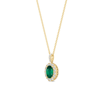 18 K Yellow Gold Emerald