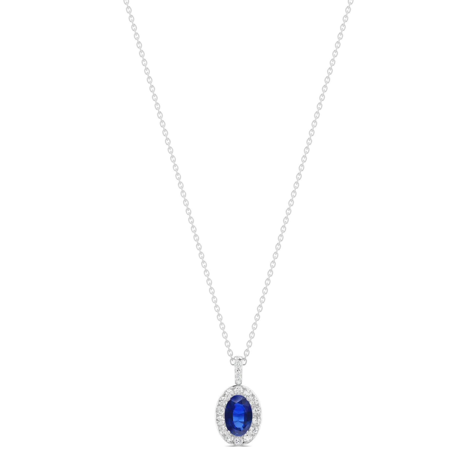 18 K White Gold Sapphire