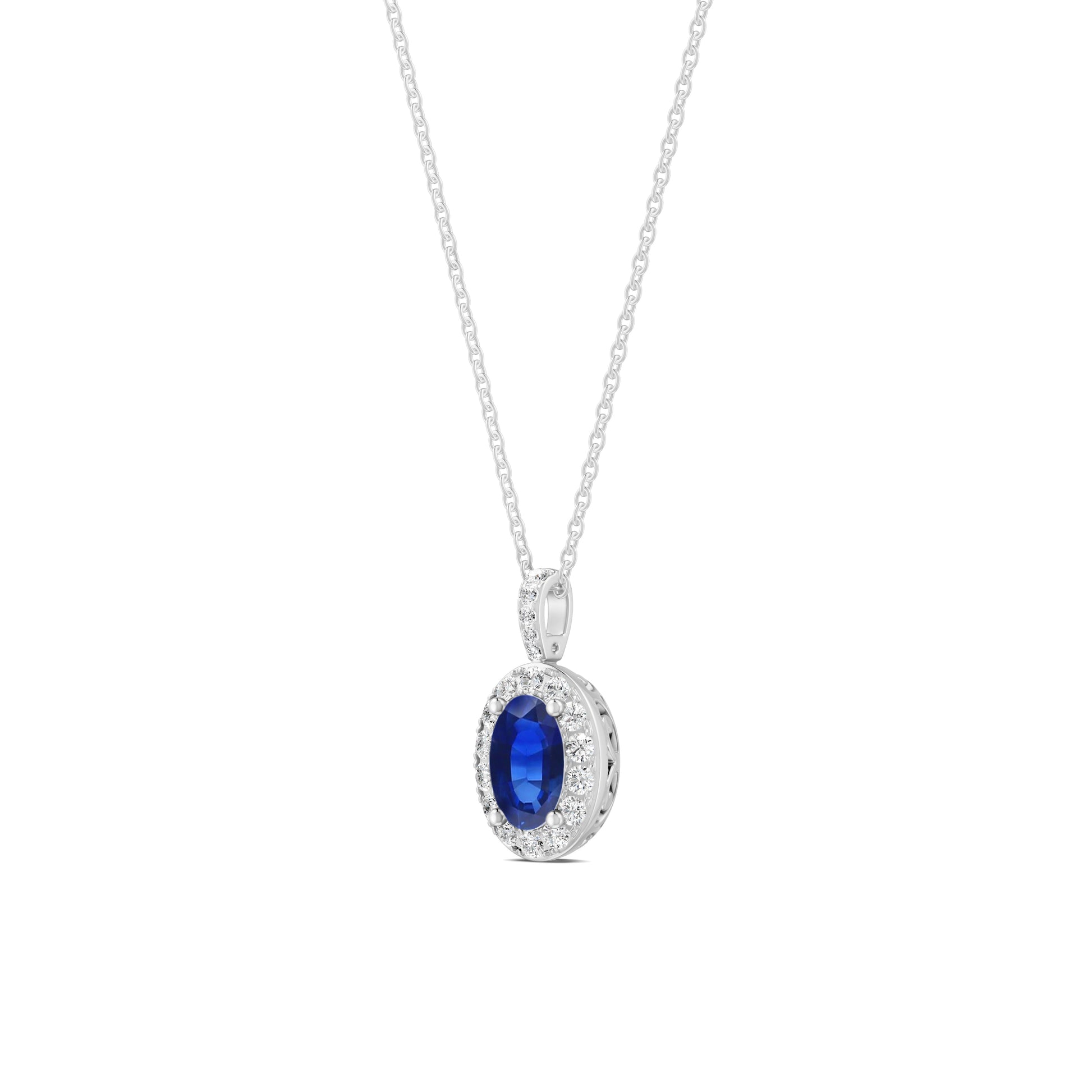 18 K White Gold Sapphire