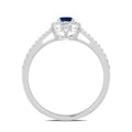 18 K White Gold Sapphire