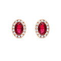 18 K Rose Gold Ruby