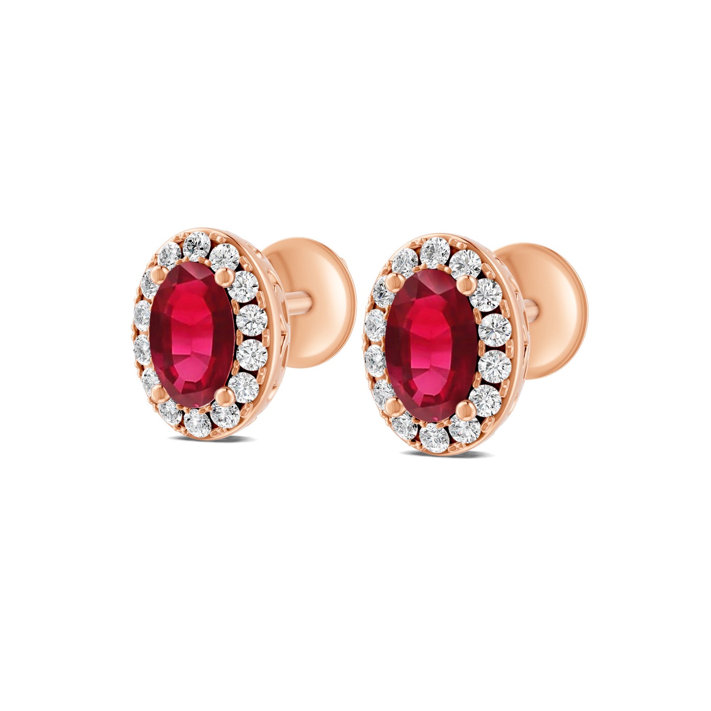 18 K Rose Gold Ruby