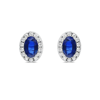 18 K White Gold Sapphire