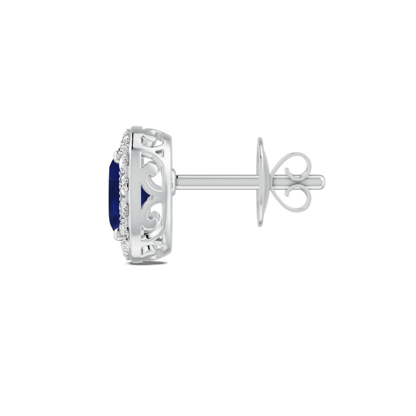18 K White Gold Sapphire