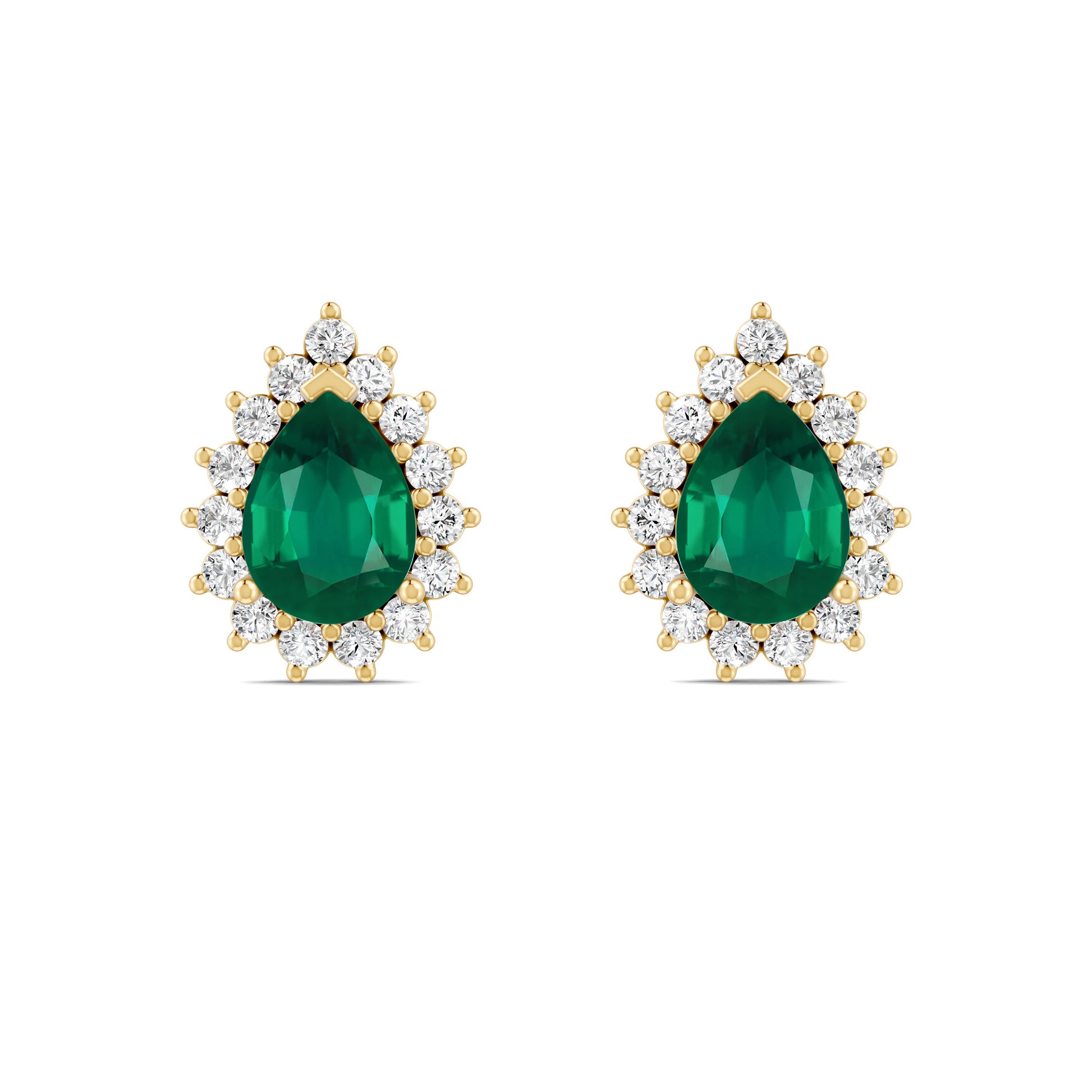 18 K Yellow Gold Emerald