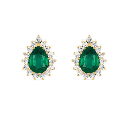 18 K Yellow Gold Emerald