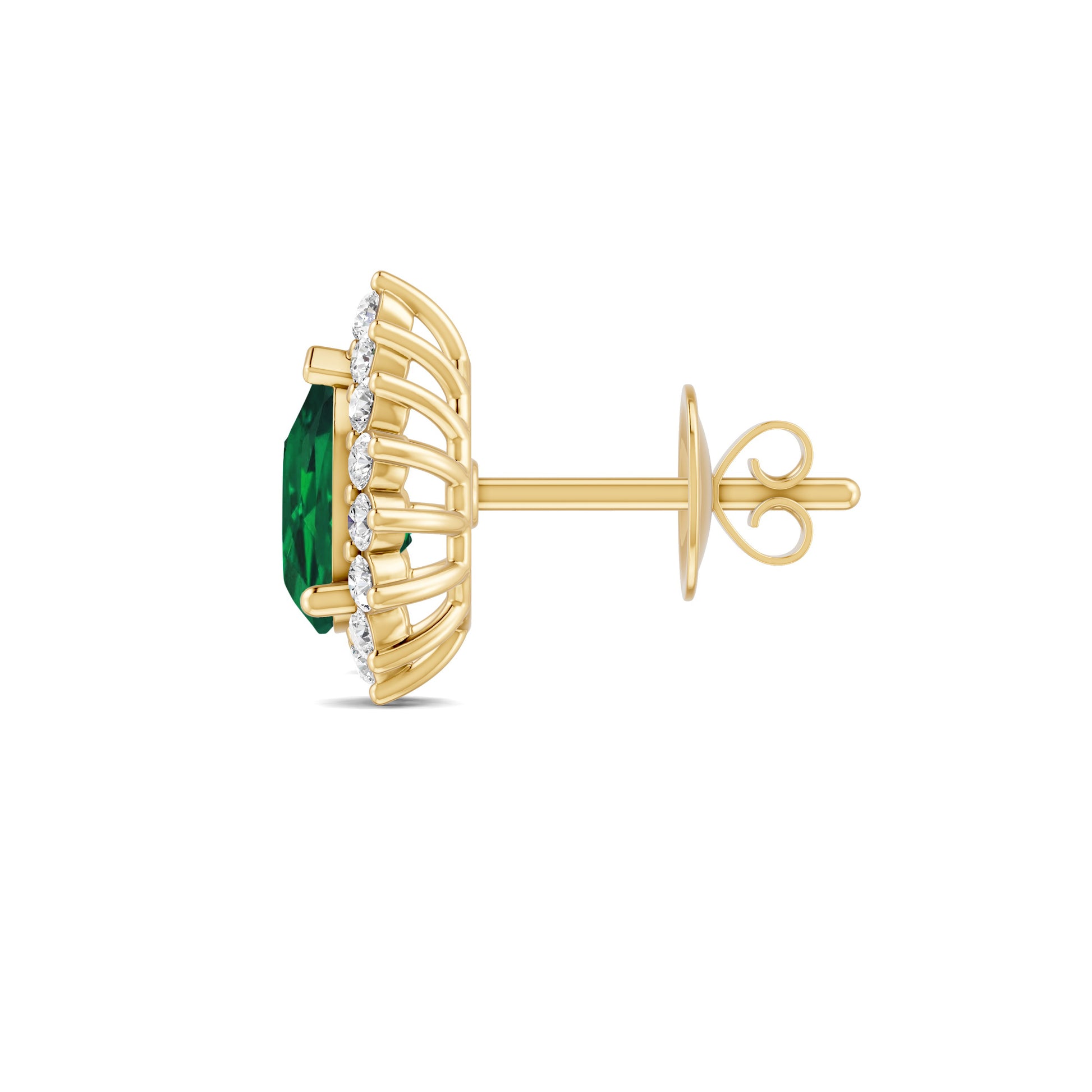 18 K Yellow Gold Emerald