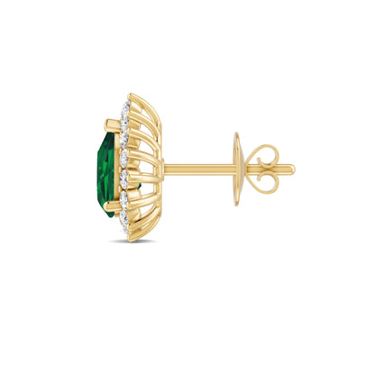 18 K Yellow Gold Emerald