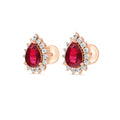 18 K Rose Gold Ruby