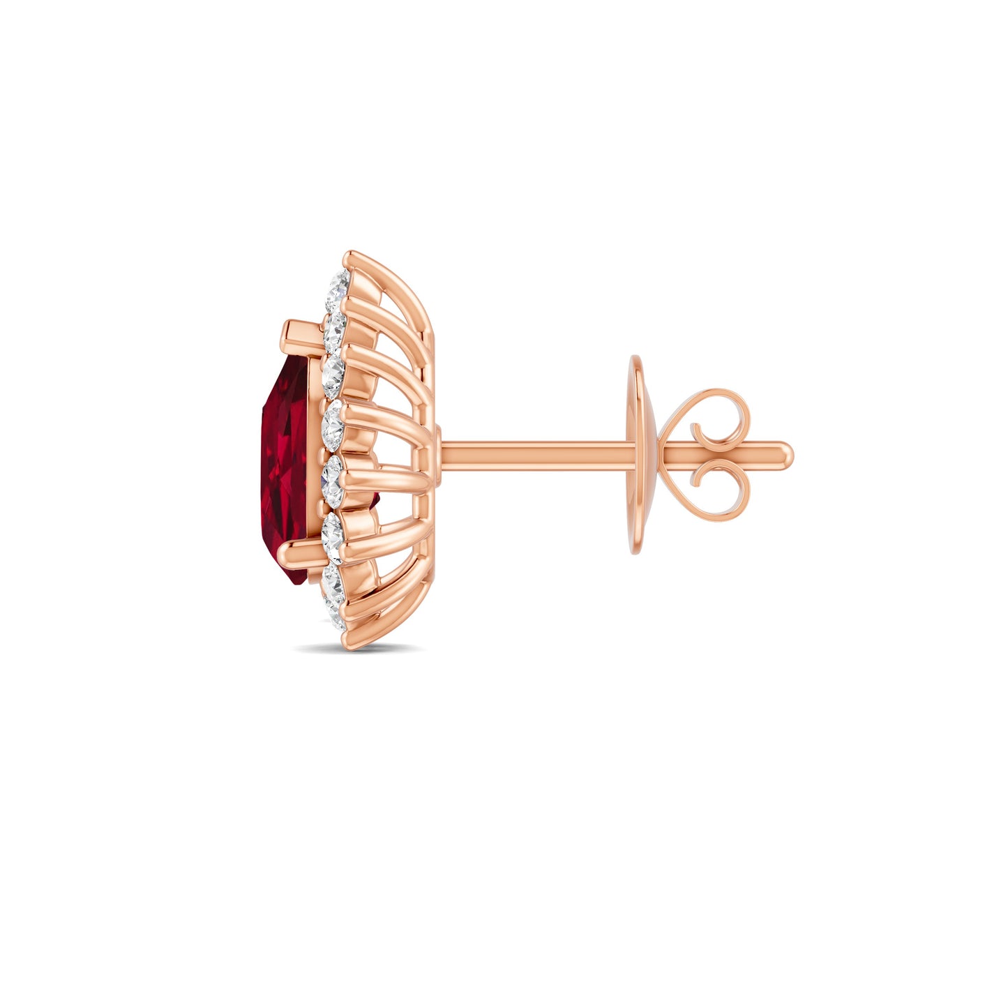 18 K Rose Gold Ruby