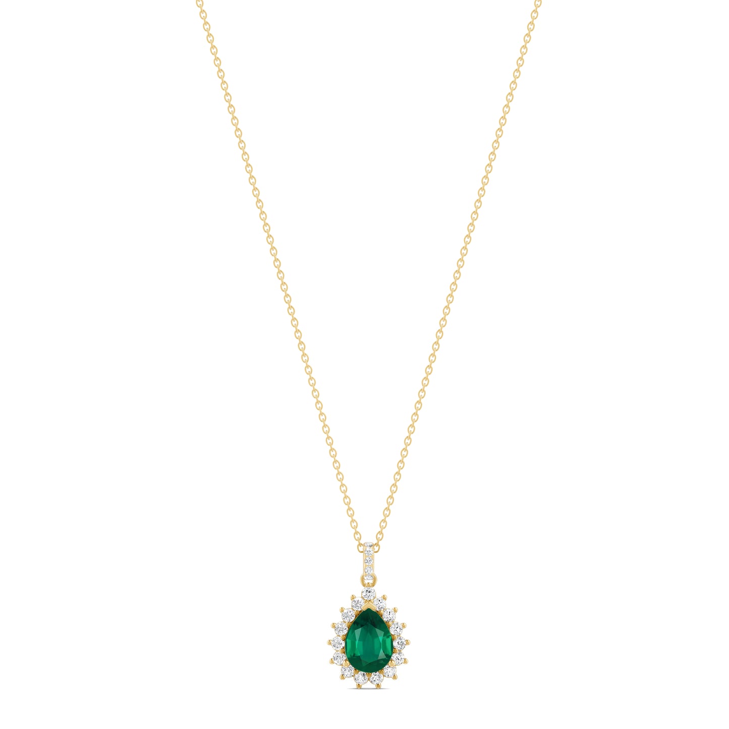 18 K Yellow Gold Emerald