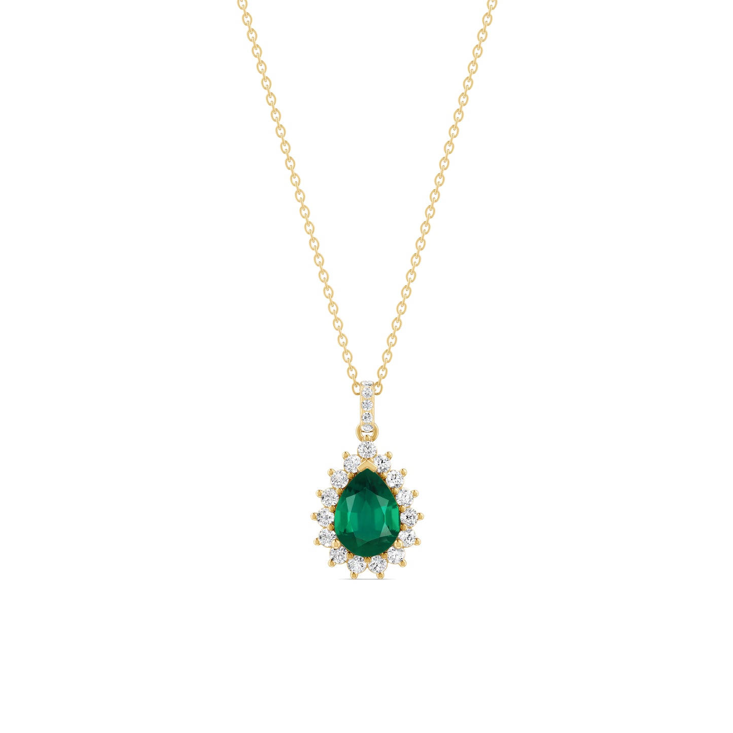 18 K Yellow Gold Emerald