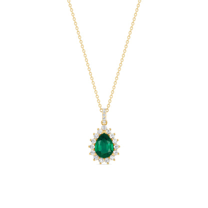 18 K Yellow Gold Emerald