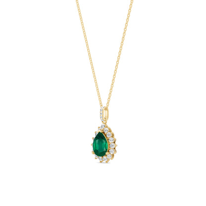 18 K Yellow Gold Emerald