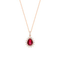 18 K Rose Gold Ruby