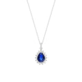 18 K White Gold Sapphire