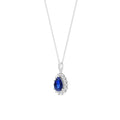 18 K White Gold Sapphire
