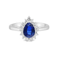 18 K White Gold Sapphire