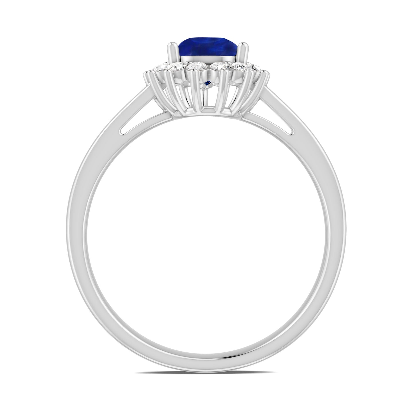 18 K White Gold Sapphire