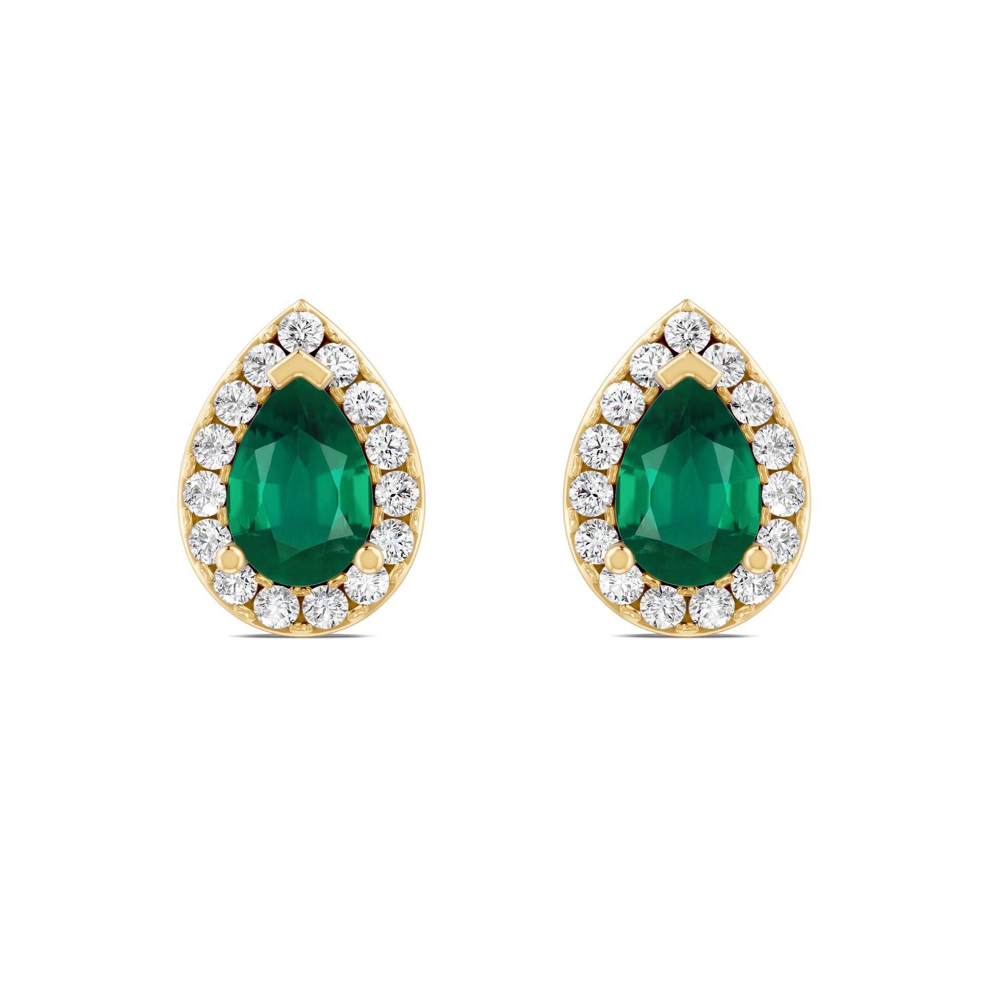 18 K Yellow Gold Emerald