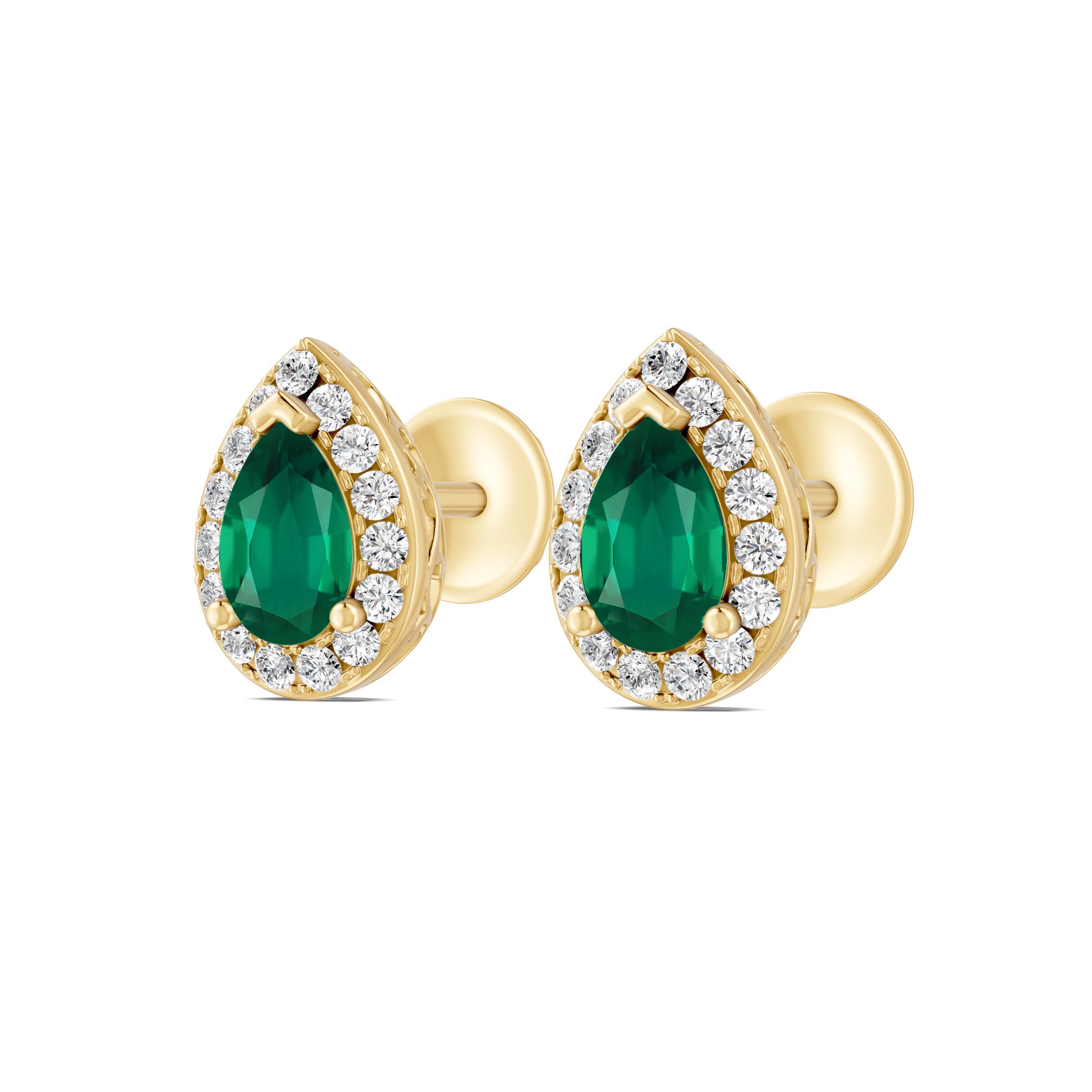18 K Yellow Gold Emerald