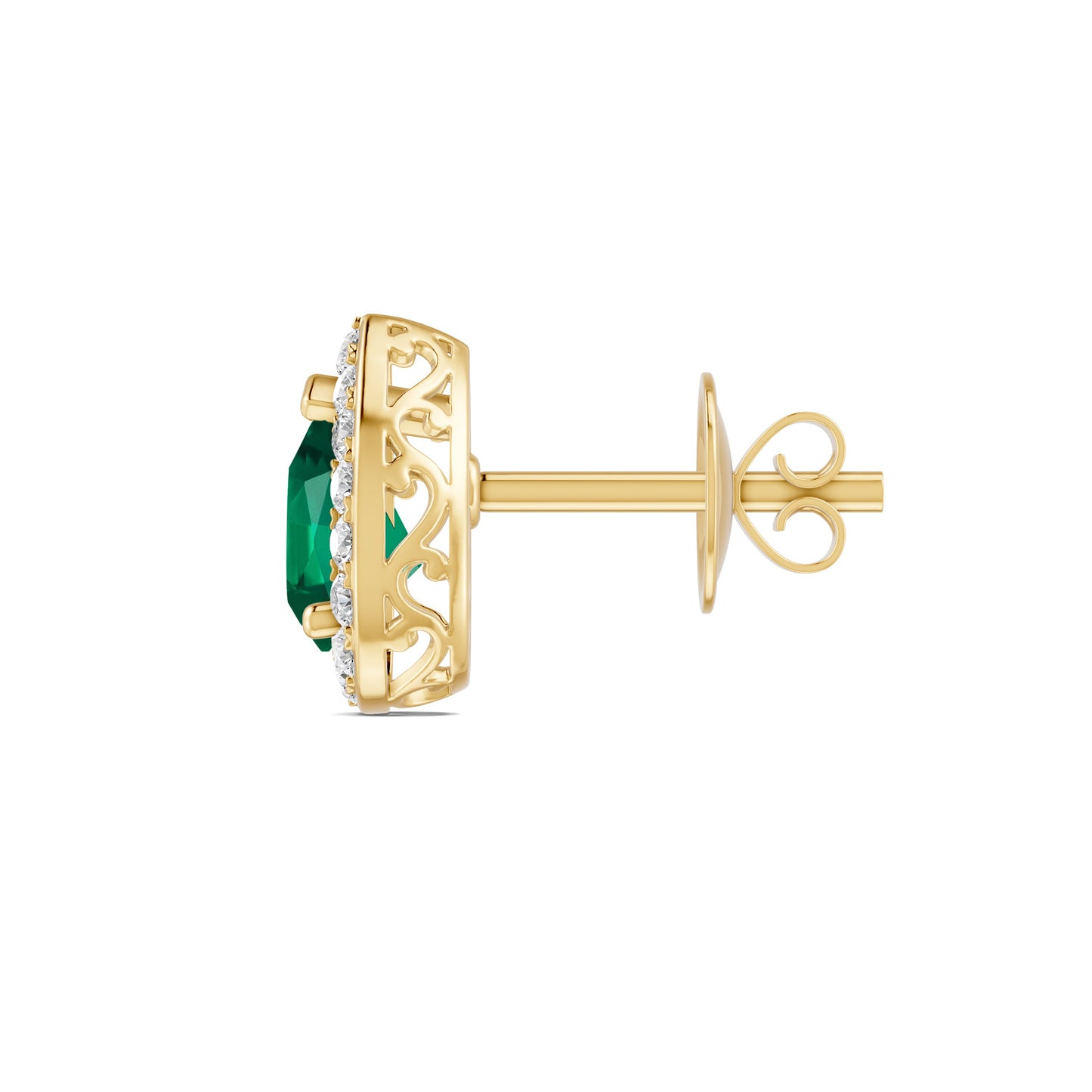 18 K Yellow Gold Emerald