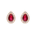 18 K Rose Gold Ruby