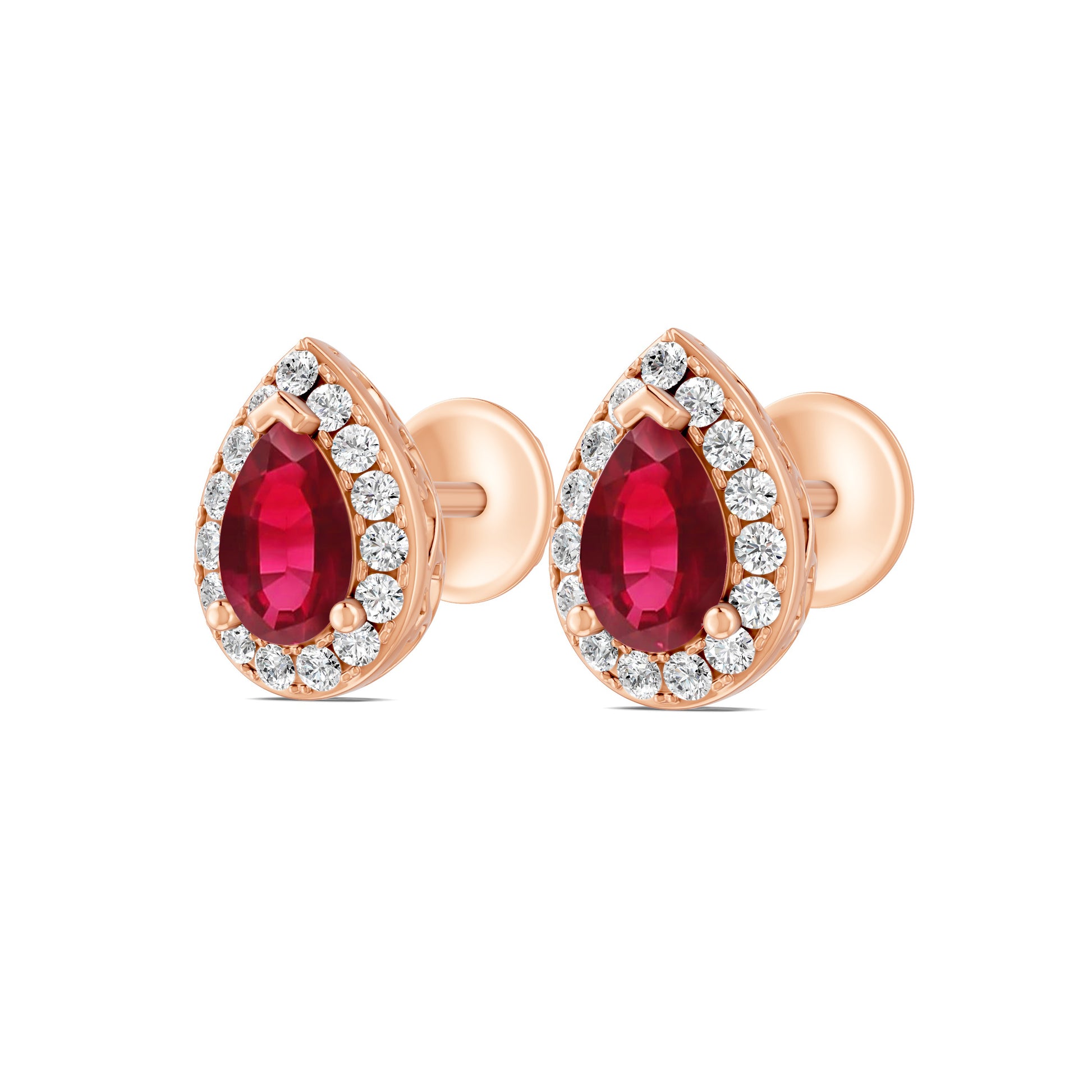 18 K Rose Gold Ruby