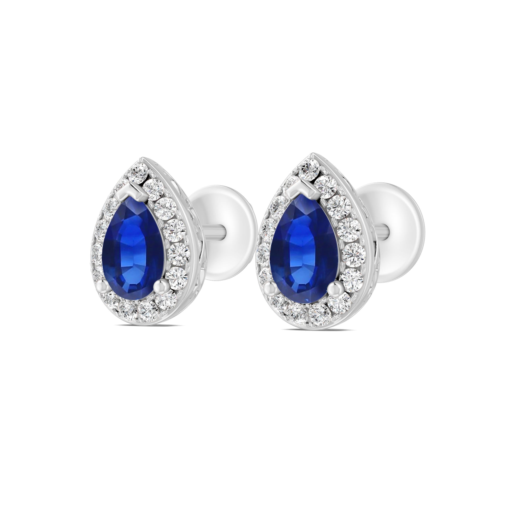 18 K White Gold Sapphire