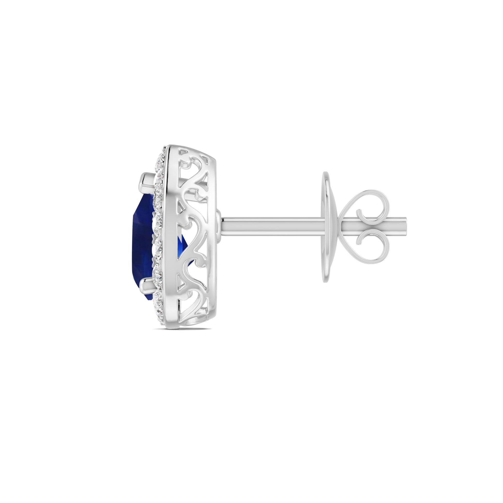 18 K White Gold Sapphire