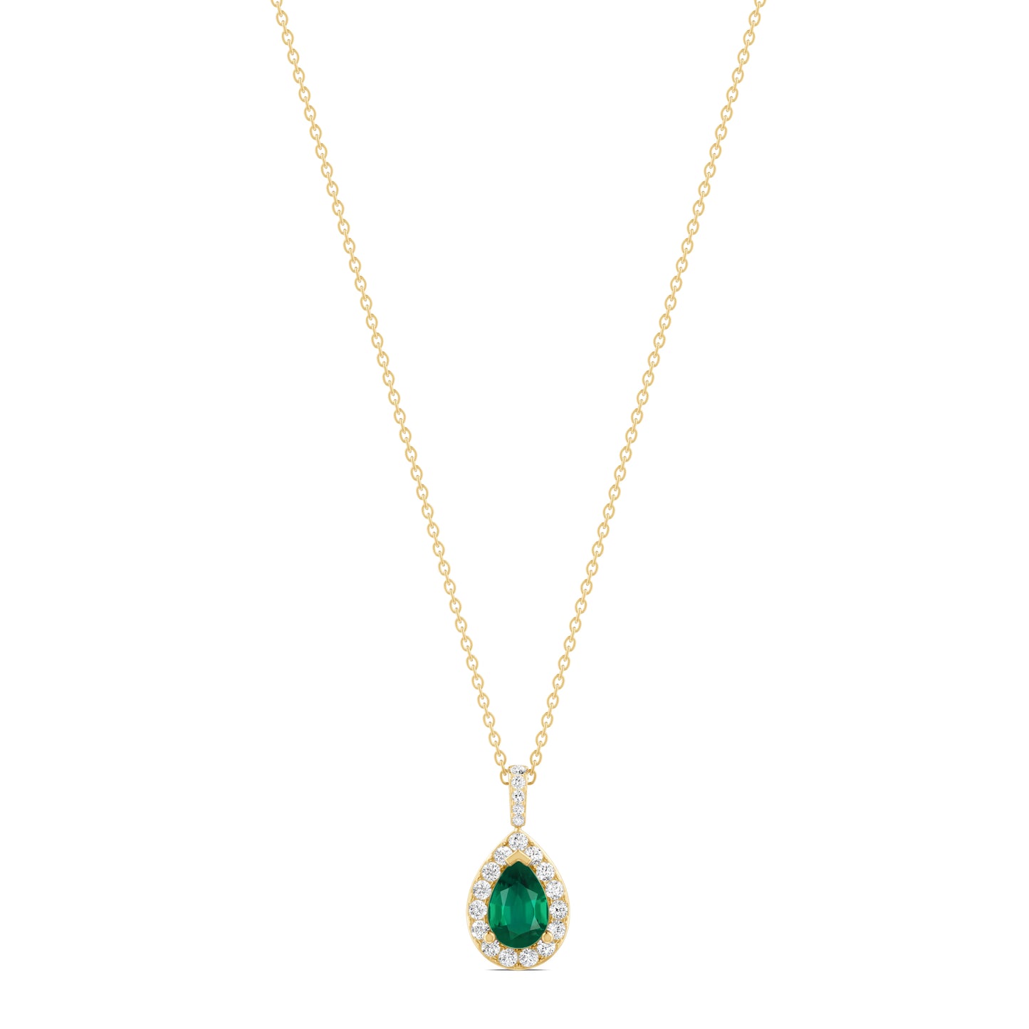 18 K Yellow Gold Emerald