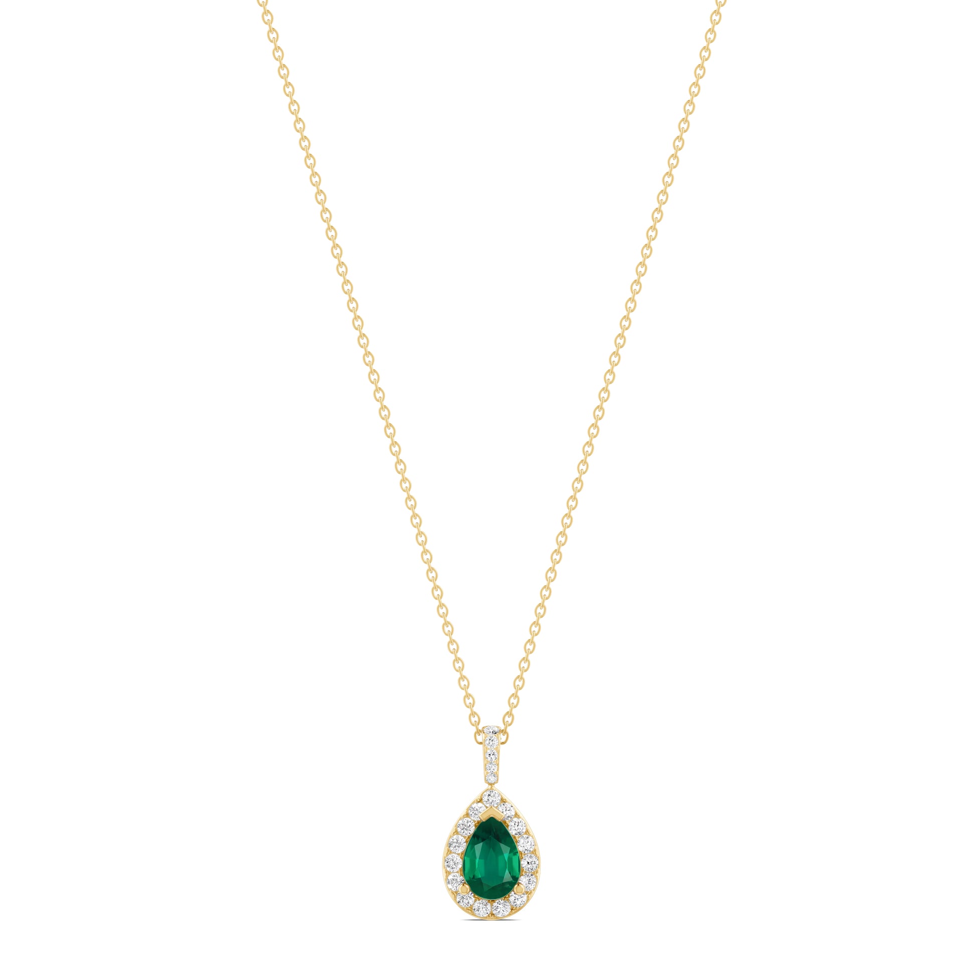 18 K Yellow Gold Emerald