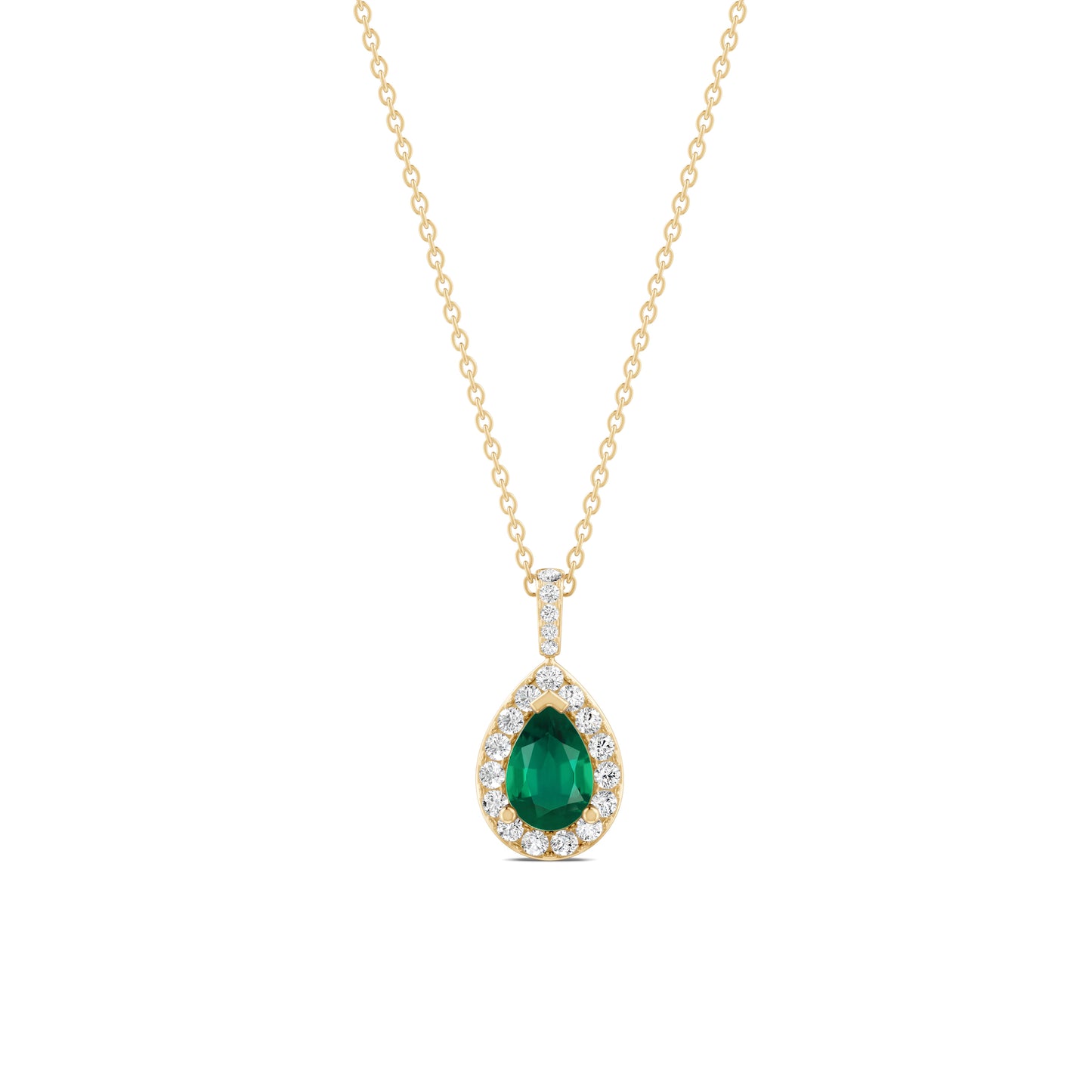 18 K Yellow Gold Emerald