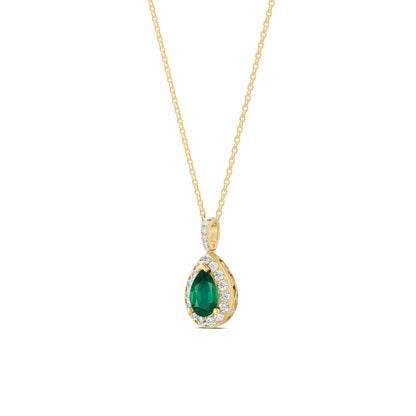 18 K Yellow Gold Emerald
