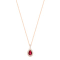 18 K Rose Gold Ruby