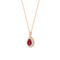 18 K Rose Gold Ruby