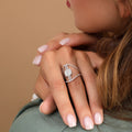 18 K White Gold