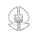18 K White Gold