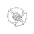 18 K White Gold