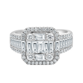 18 K White Gold