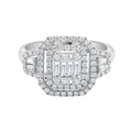 18 K White Gold