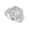 18 K White Gold