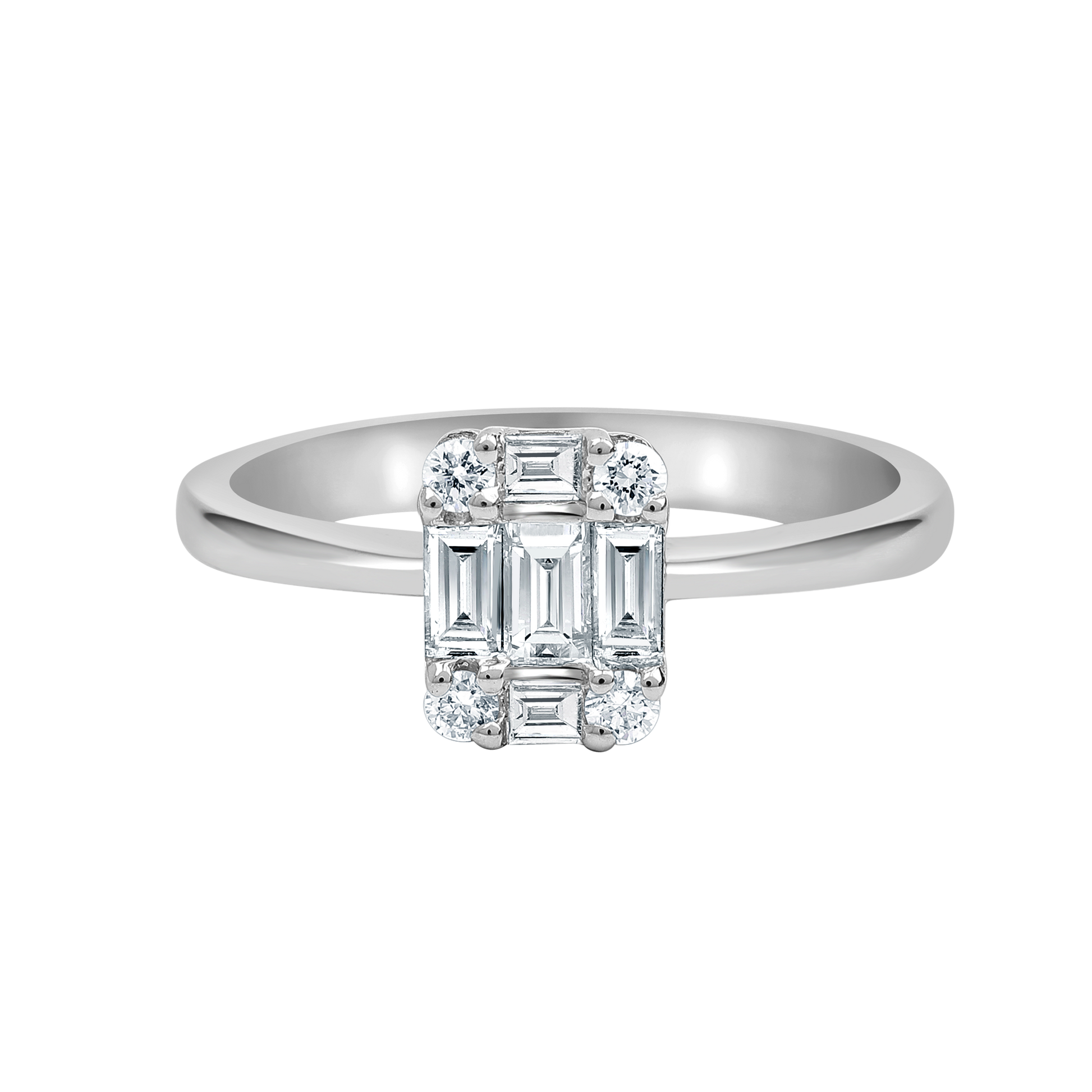 18 K White Gold