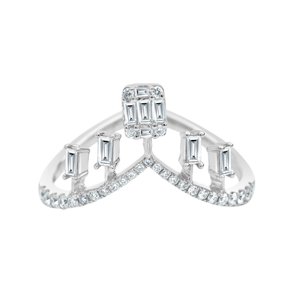 18 K White Gold