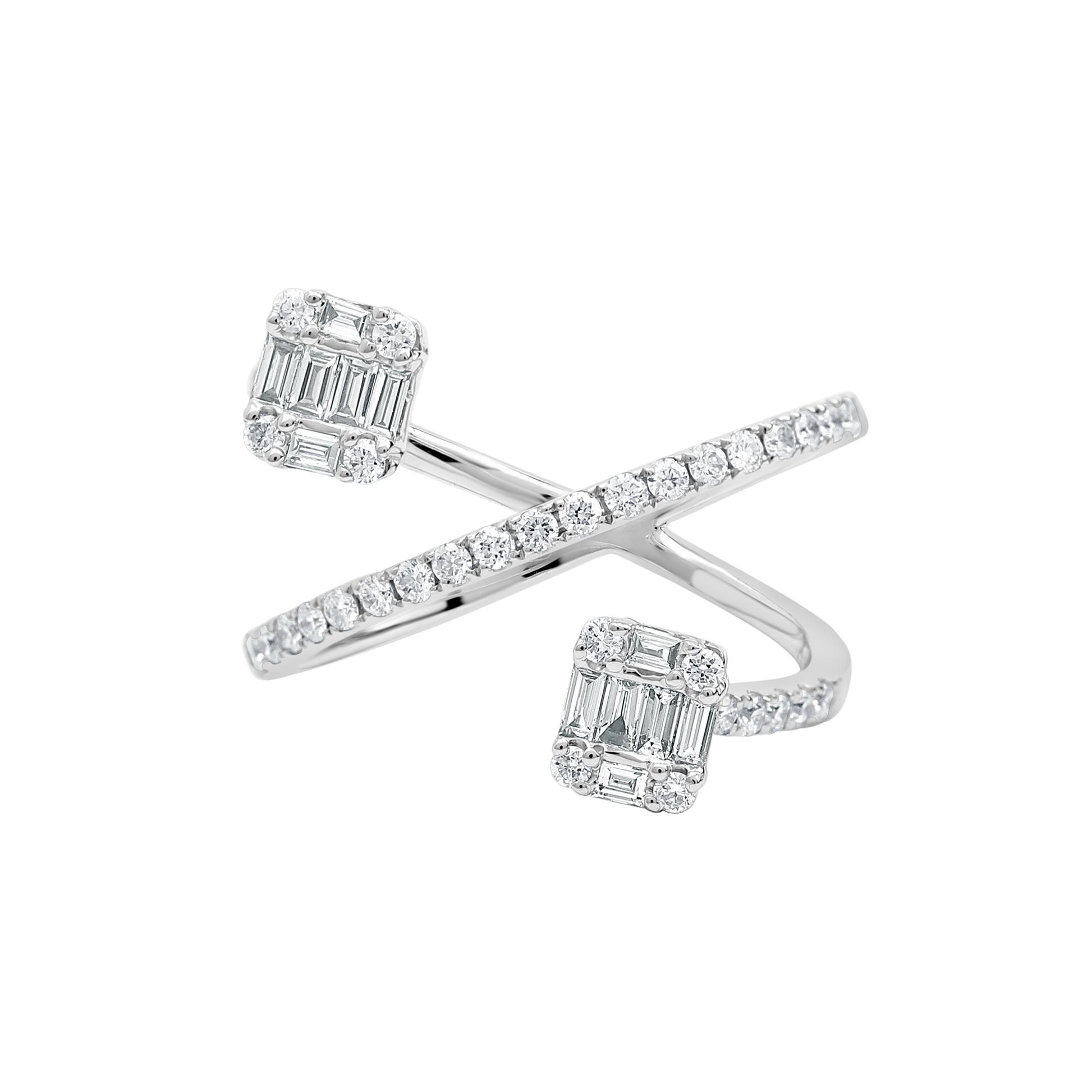 18 K White Gold
