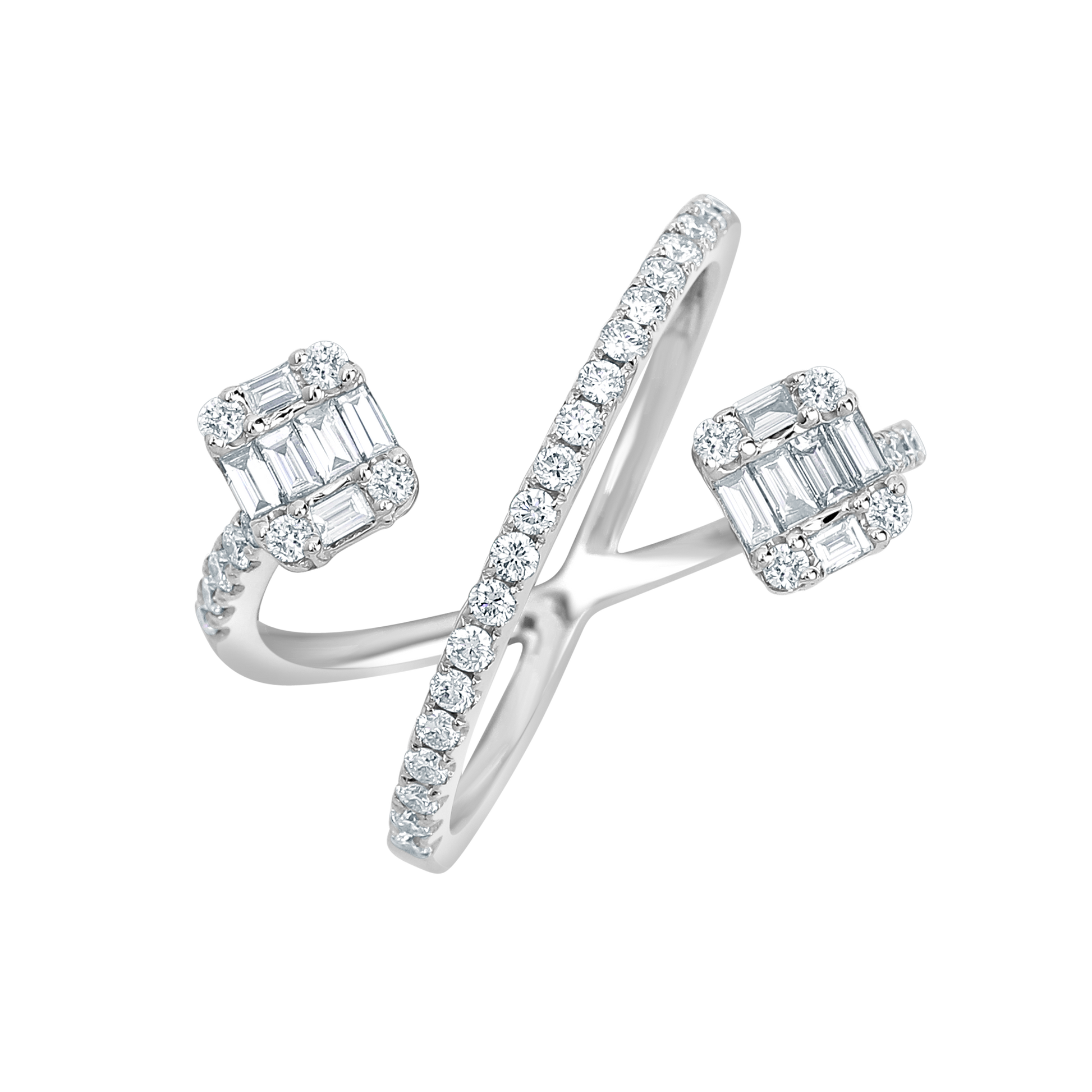 18 K White Gold