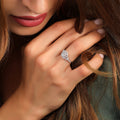 18 K White Gold