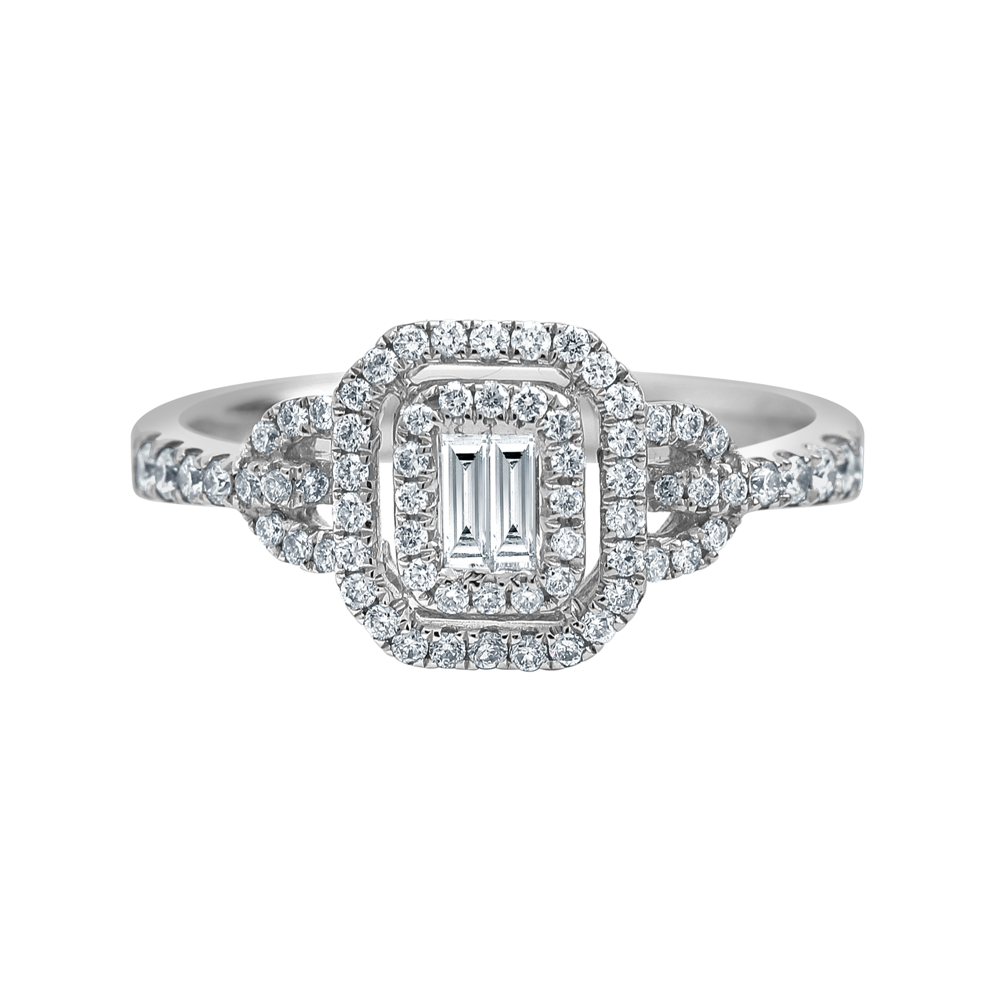 18 K White Gold