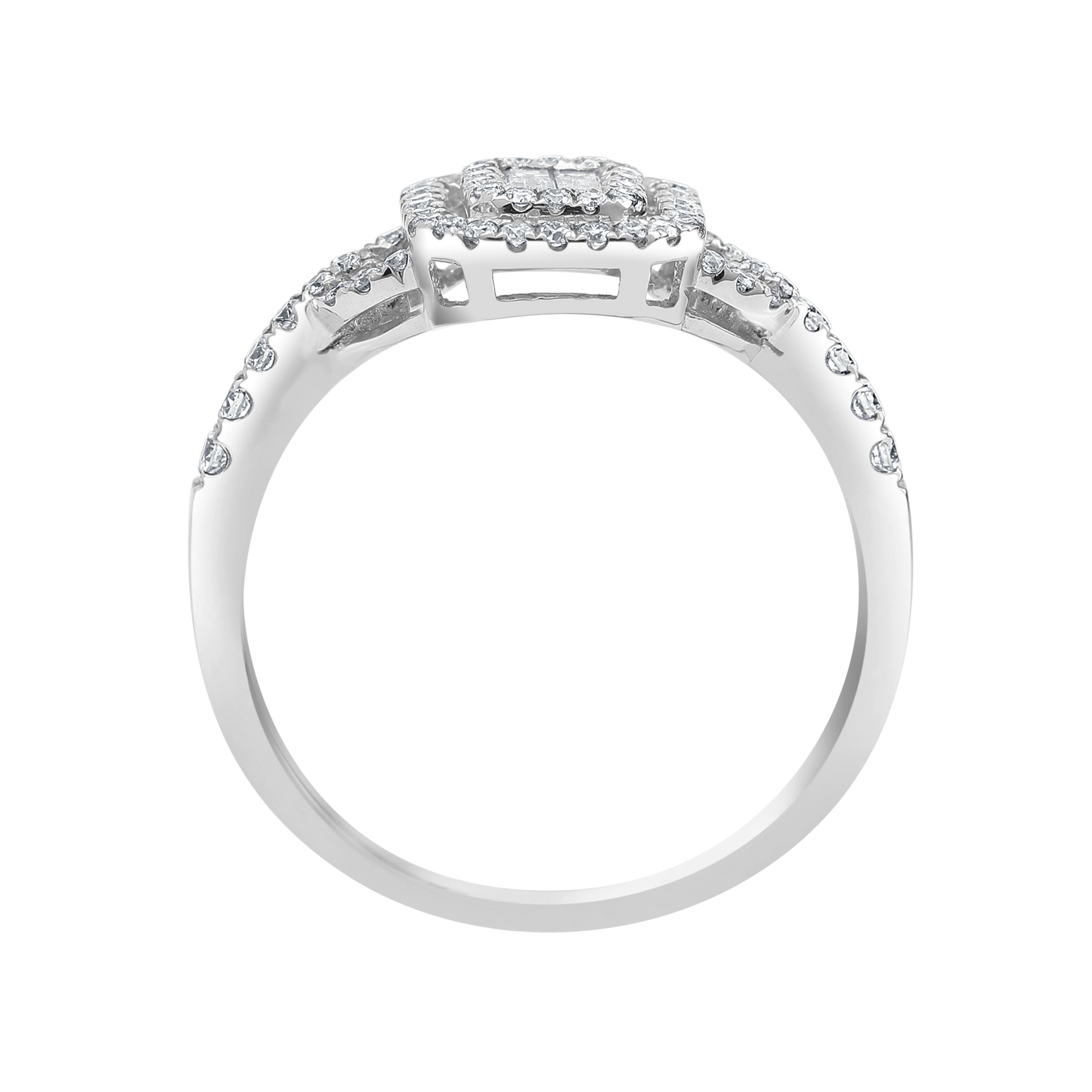 18 K White Gold